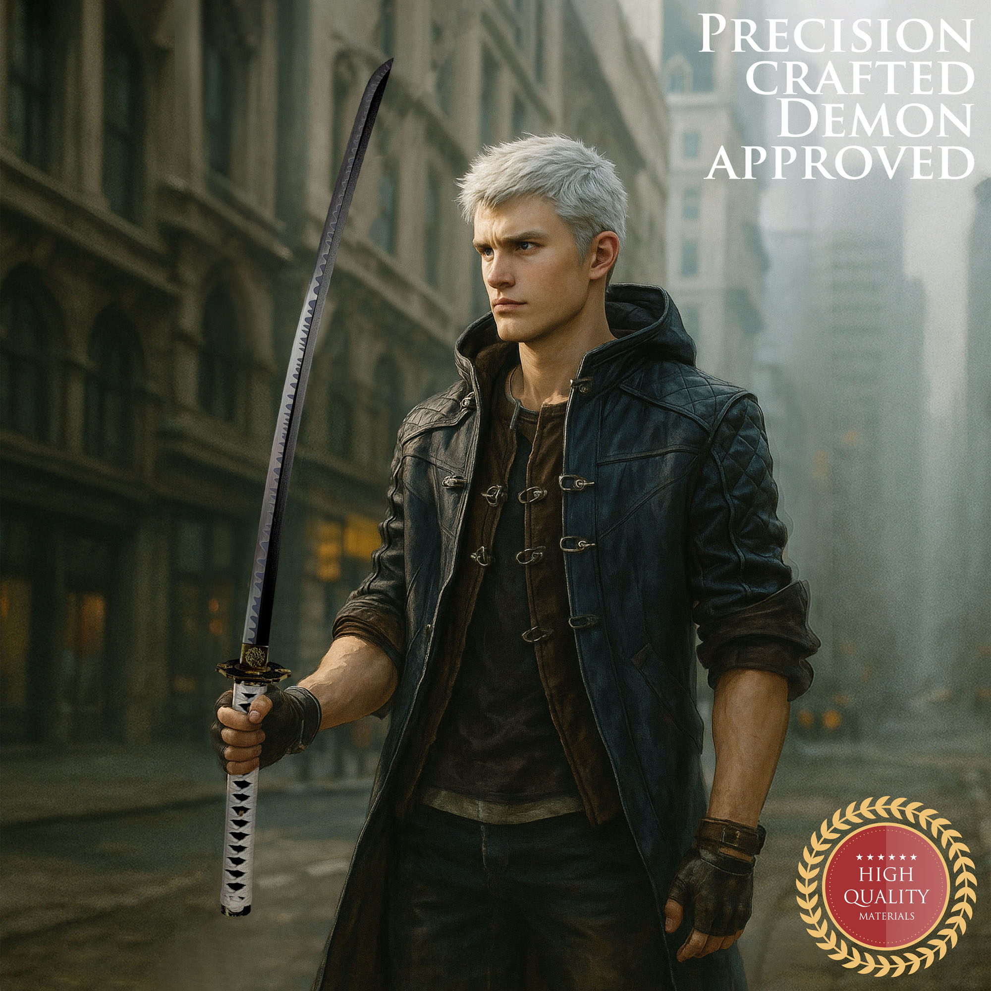 Devil May Cry 5 - Nero's New Sword with Sheath, handforged and sharp blade
