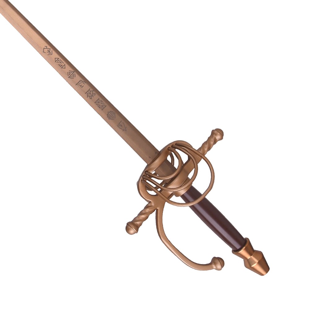 Clair Obscur: Expedition 33 – Maelles Rapier (117 cm) Stahl-Replika mit Holzscheide