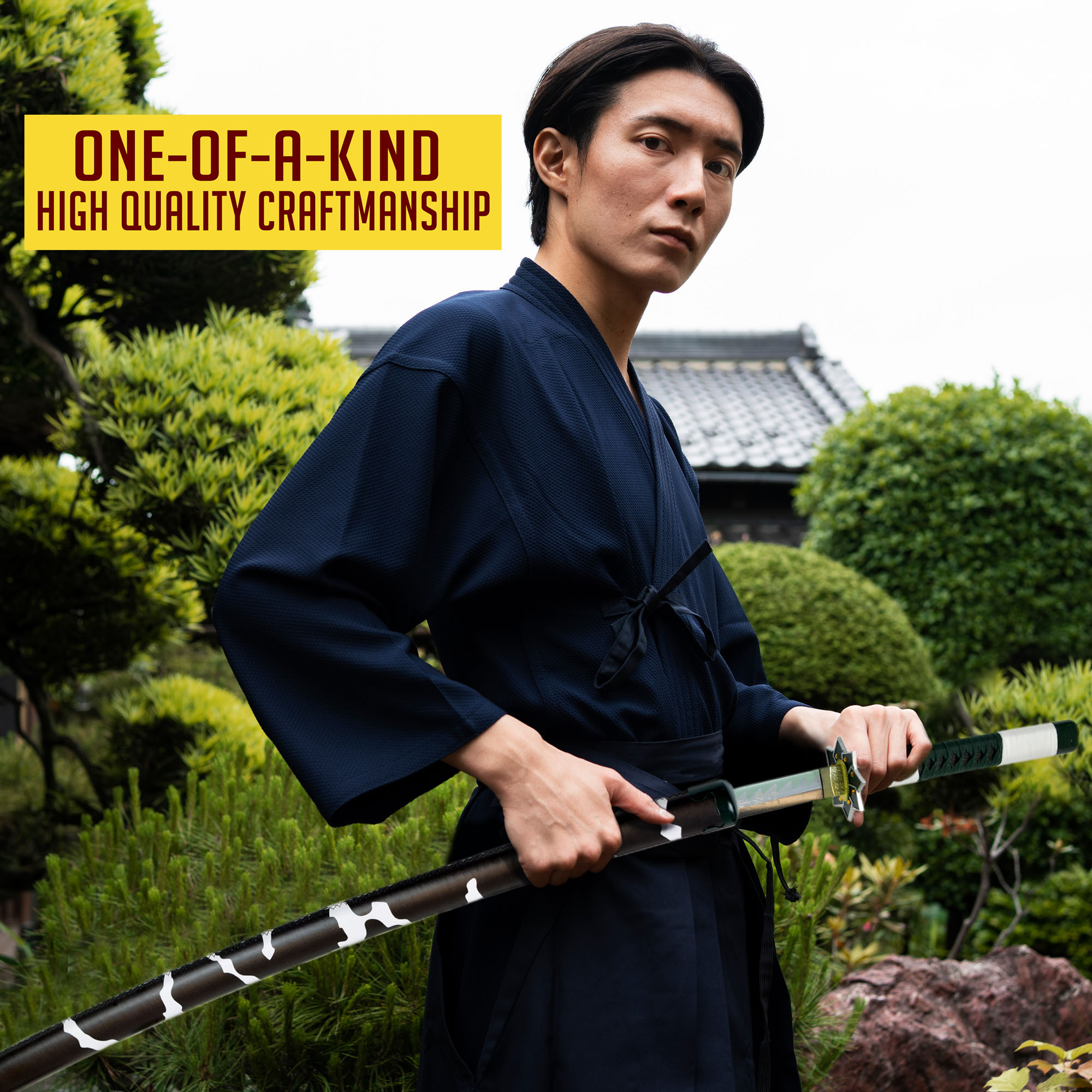 Demon Slayer: Kimetsu no Yaiba - Shinazugawa Sanemi Schwert - handgeschmiedet