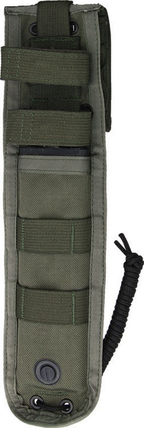 EX-F01, grüne Klinge aus A2-Kohlenstoffstahl, grüne G-Mascus G10-Griffe, grüne MOLLE-Scheide