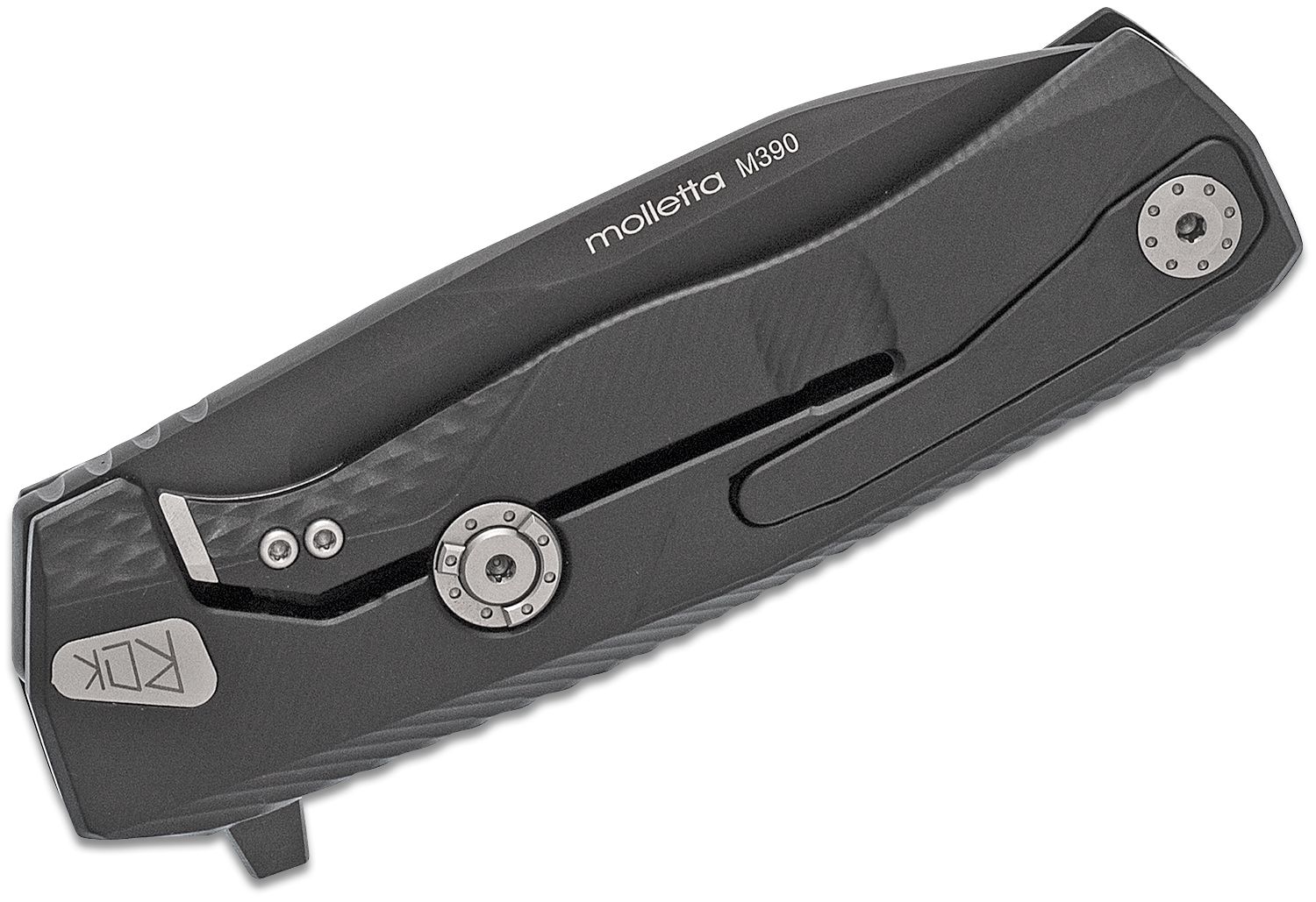 ROK A BB, M390 Black Blade, Black Aluminum Handle