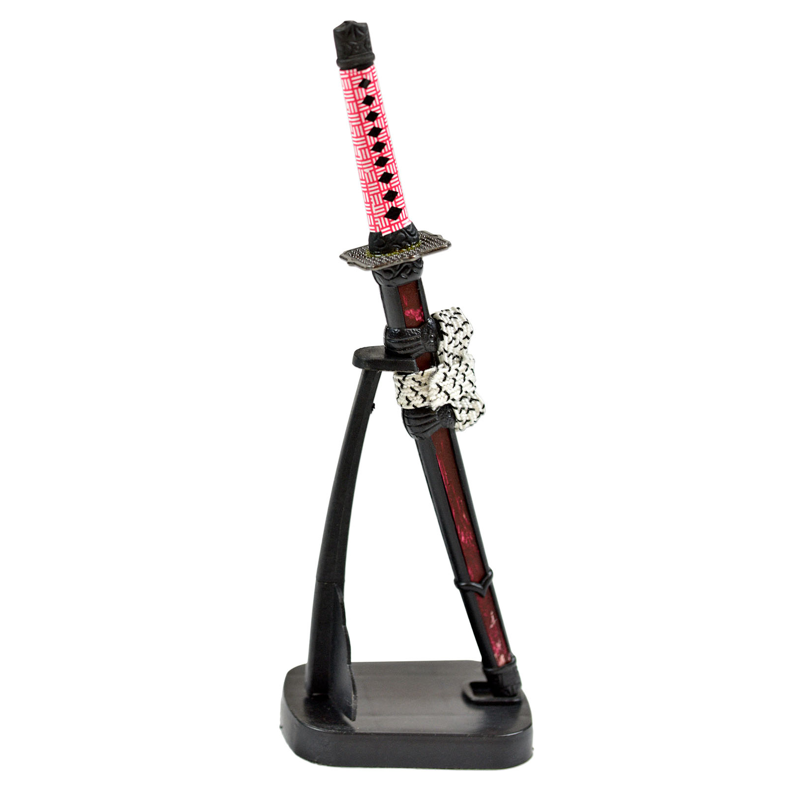 Katana mit Scheide und Ständer - Brieföffnerversion