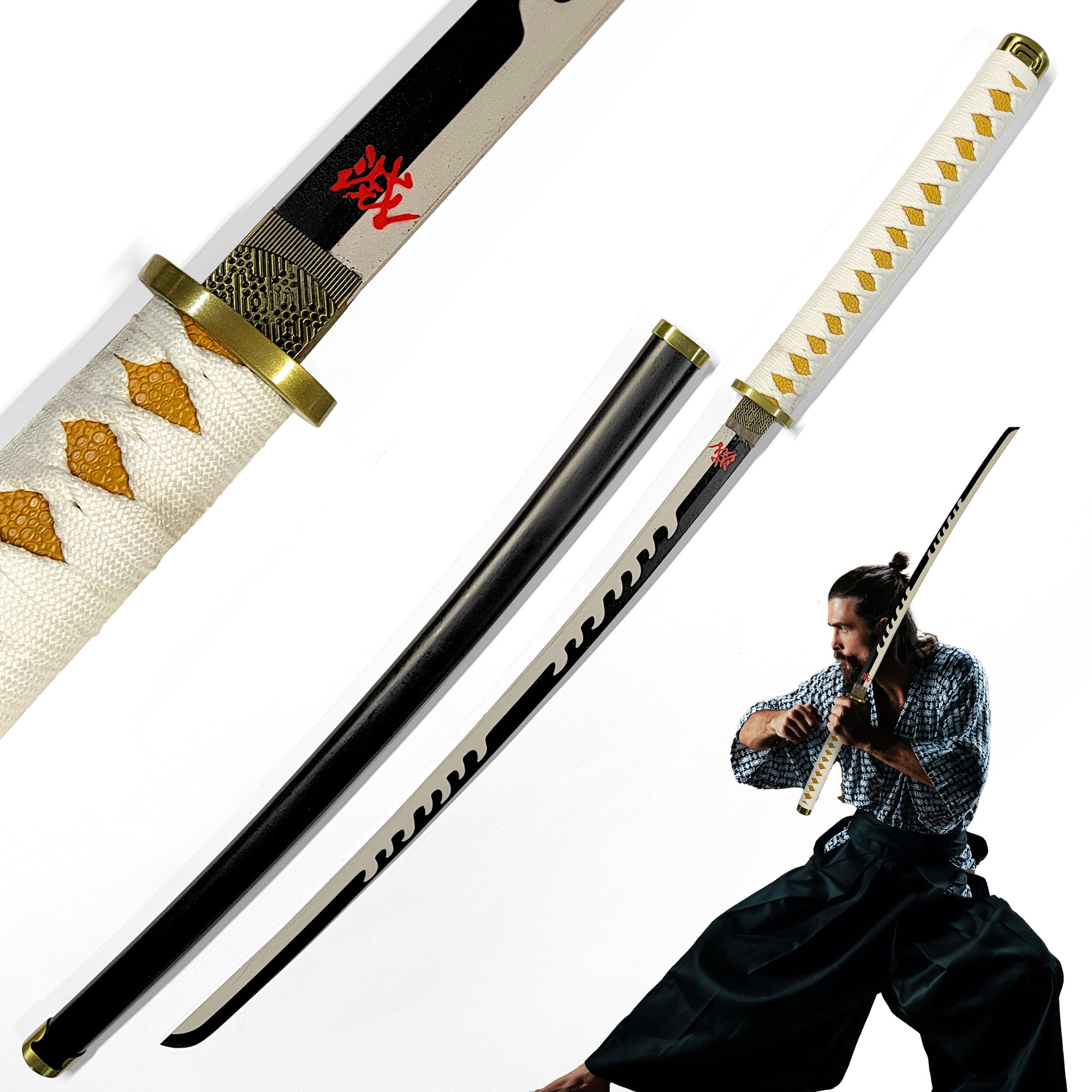 Demon Slayer - Tsugikuni Yoriichi's Schwert mit Scheide