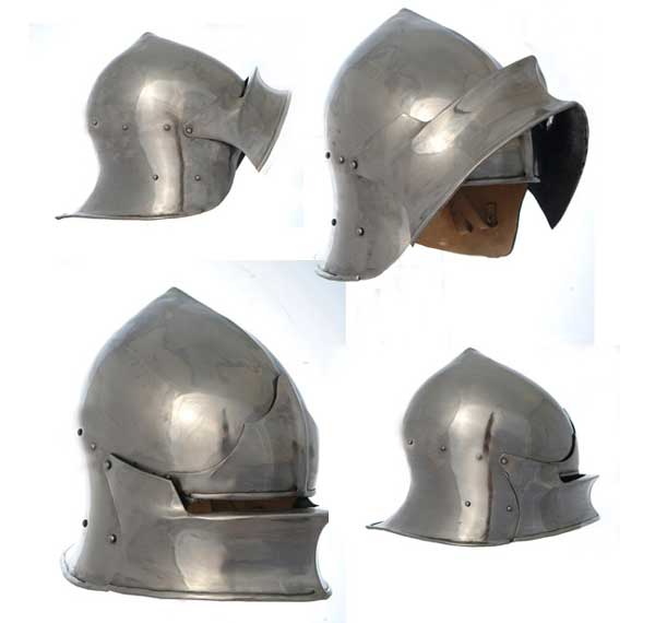 Venisian Sallet w/visor w/out Bevor, Size M