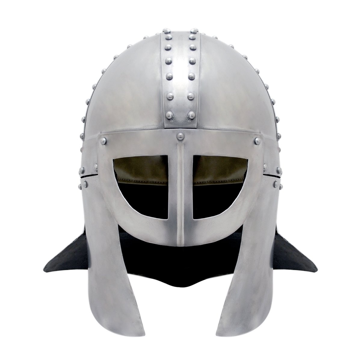 Wikingerhelm -16 G Eisen mit Lederfutter