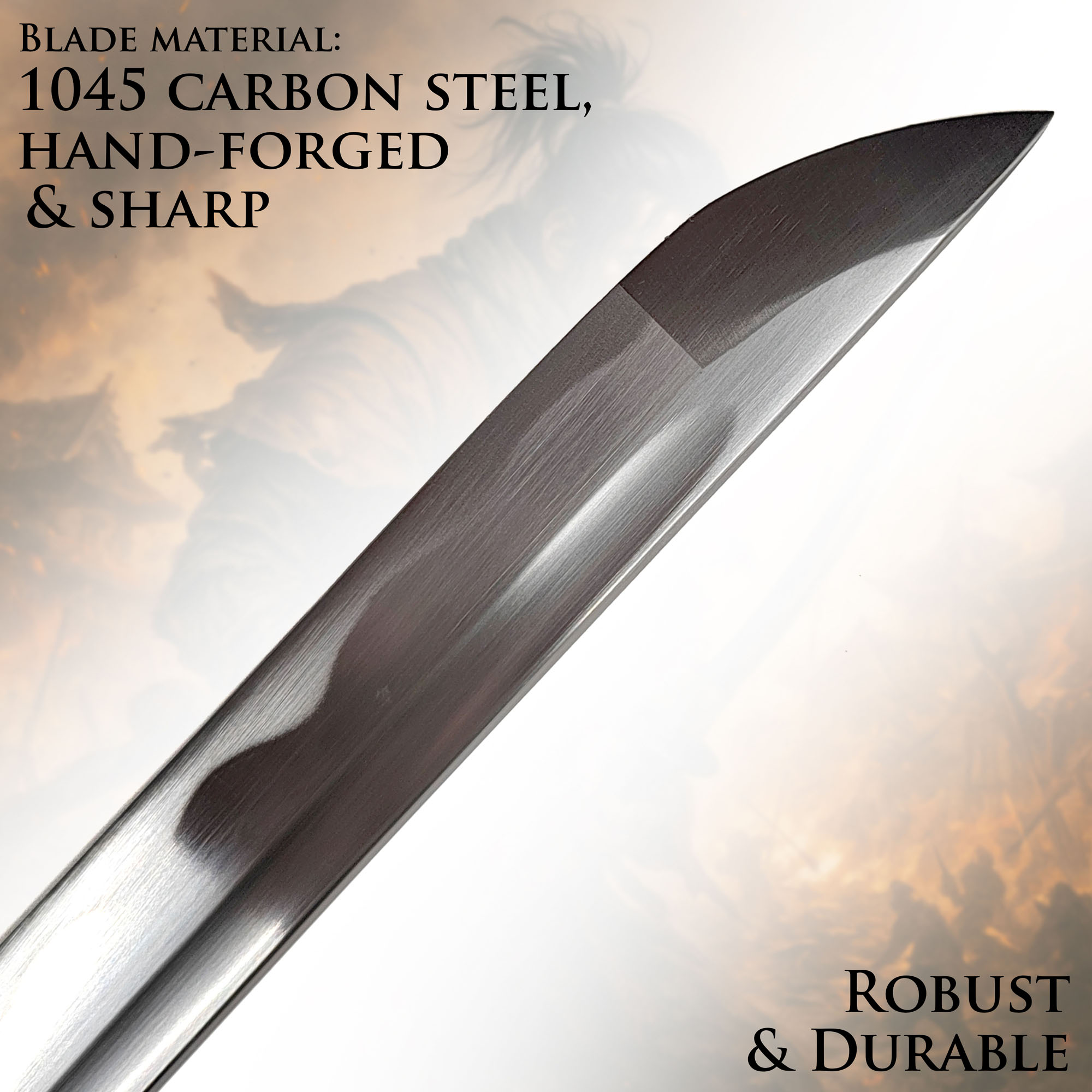 Sekiro: Shadows Die Twice - Kusabimaru Katana mit Scheide, handgeschmiedete und scharfe Klinge