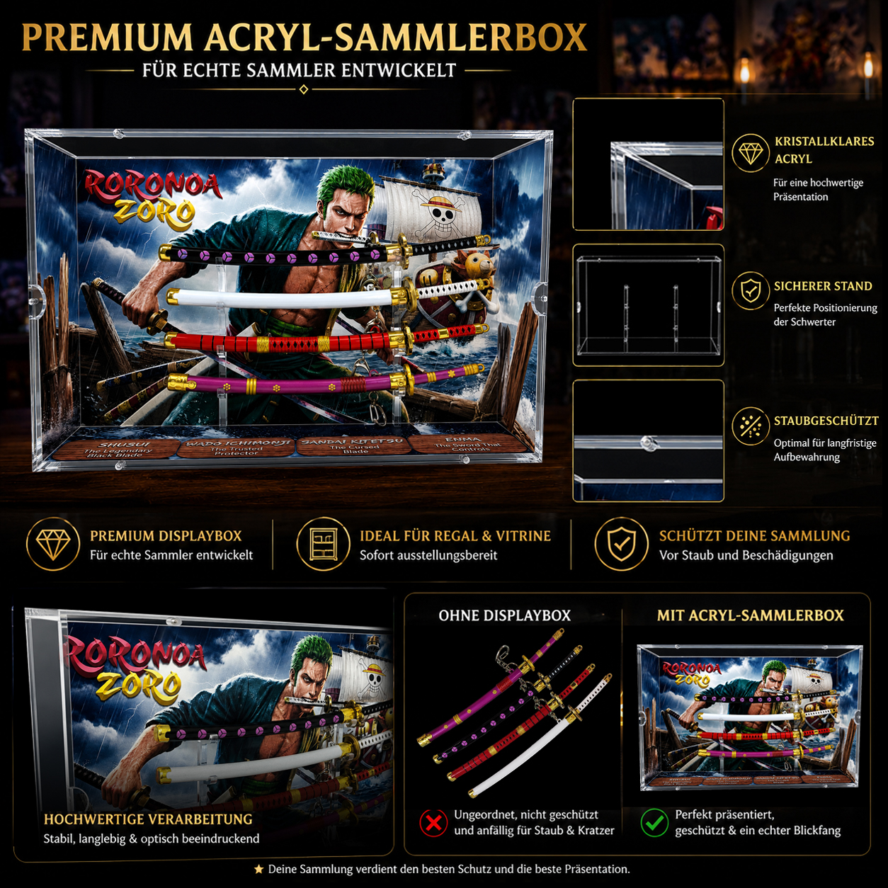 One Piece - Roronoa Zoro Sammlerbox – Exklusive Premium Edition
