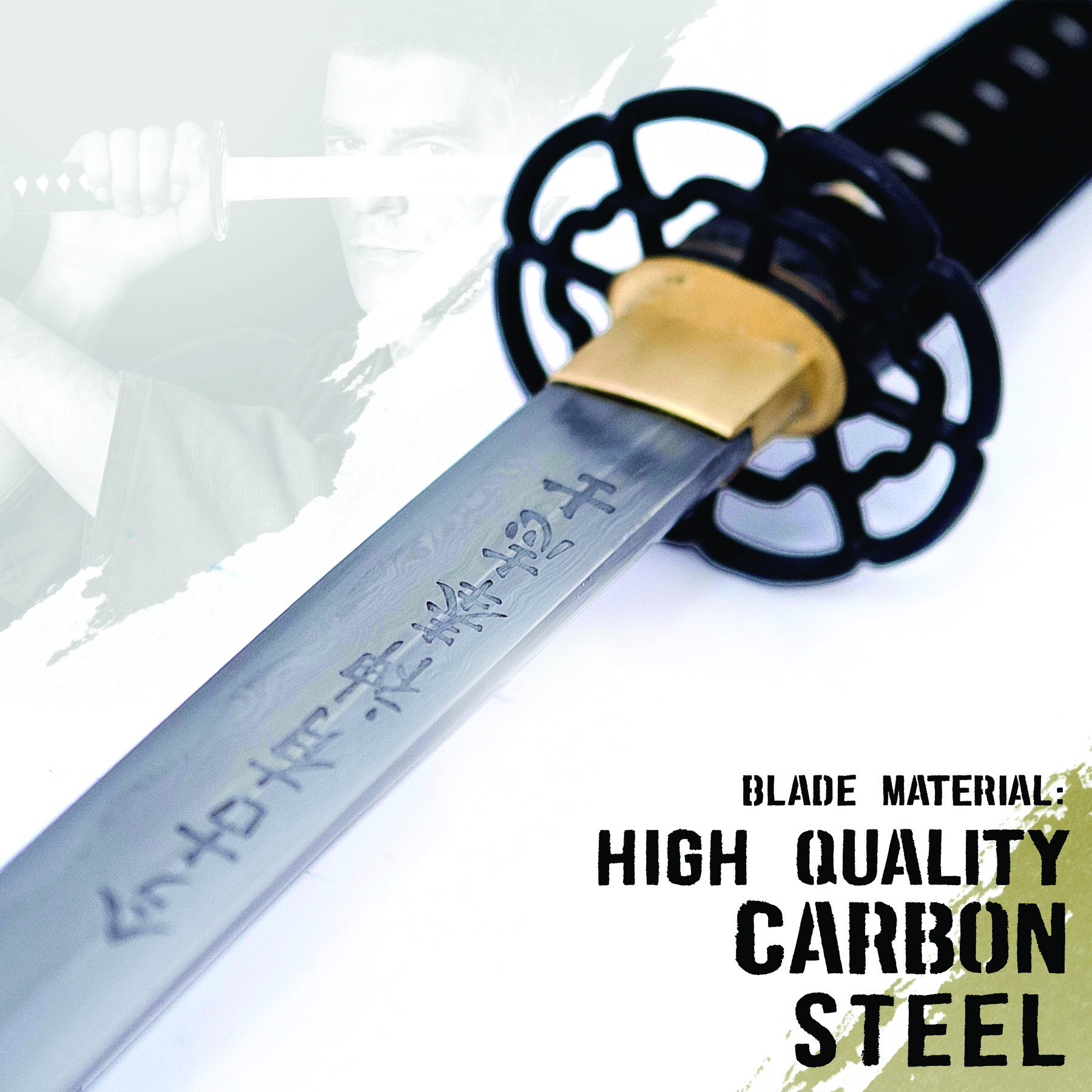 "Der letzte Samurai" Katana - gefaltet mit Ständer und Pflegeset "Der letzte Samurai" Katana - gefaltet mit Ständer und Pflegeset