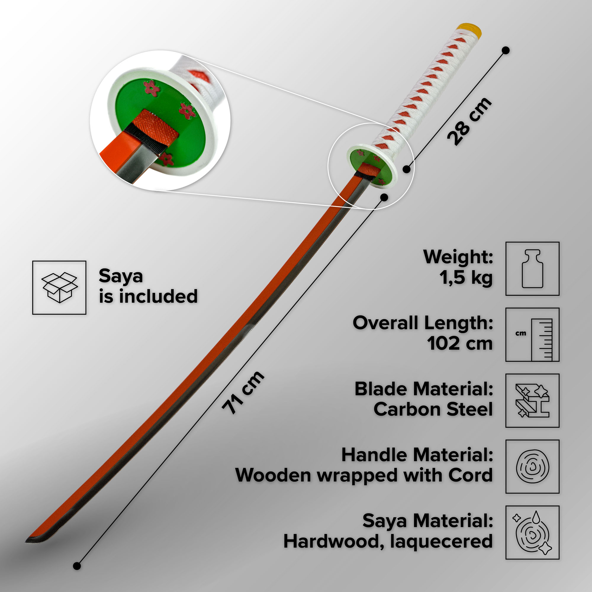 Demon Slayer: Kimetsu no Yaiba - Tsuyuri Kanawo Schwert