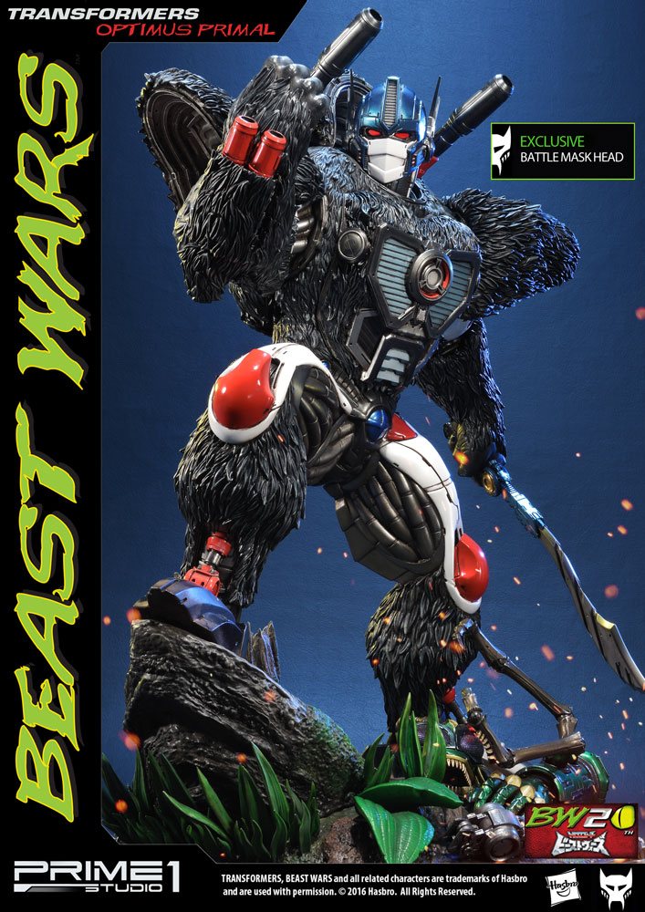  Transformers Beast Wars 1/3 Statuen Optimus Primal & Optimus Primal Exclusive 63 cm Sortiment (3)