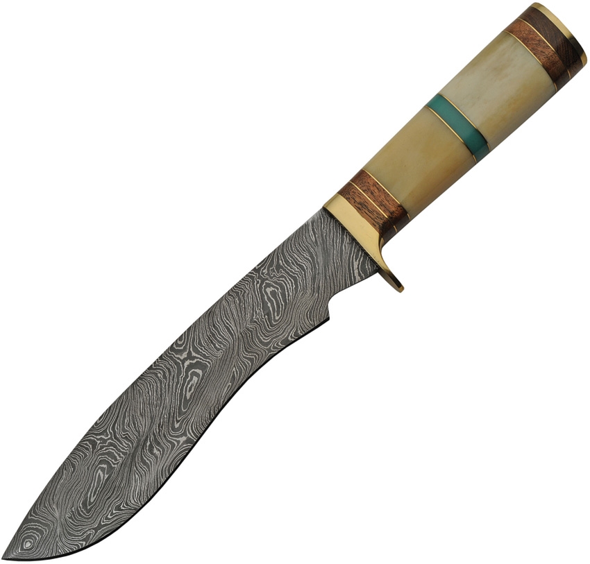 Turquoise Damascus Hunter 