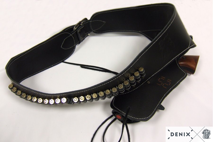 Leather belt, for 1 Colt, including 24 balls