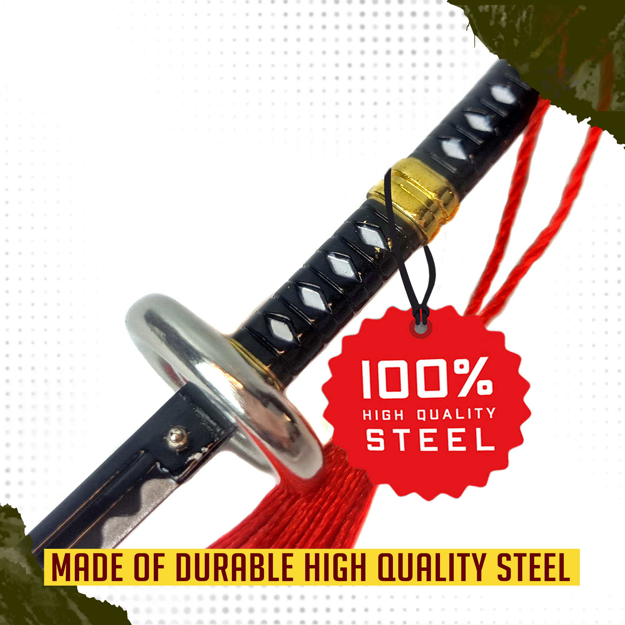 One-Piece-Schwert – Trafalgar Laws Schwert, Katana-Brieföffner mit Scheide und Ständer