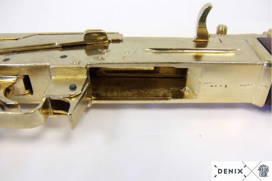 MG Kalashnikov AK 47 from 1947 Russia, gilded Sadam version