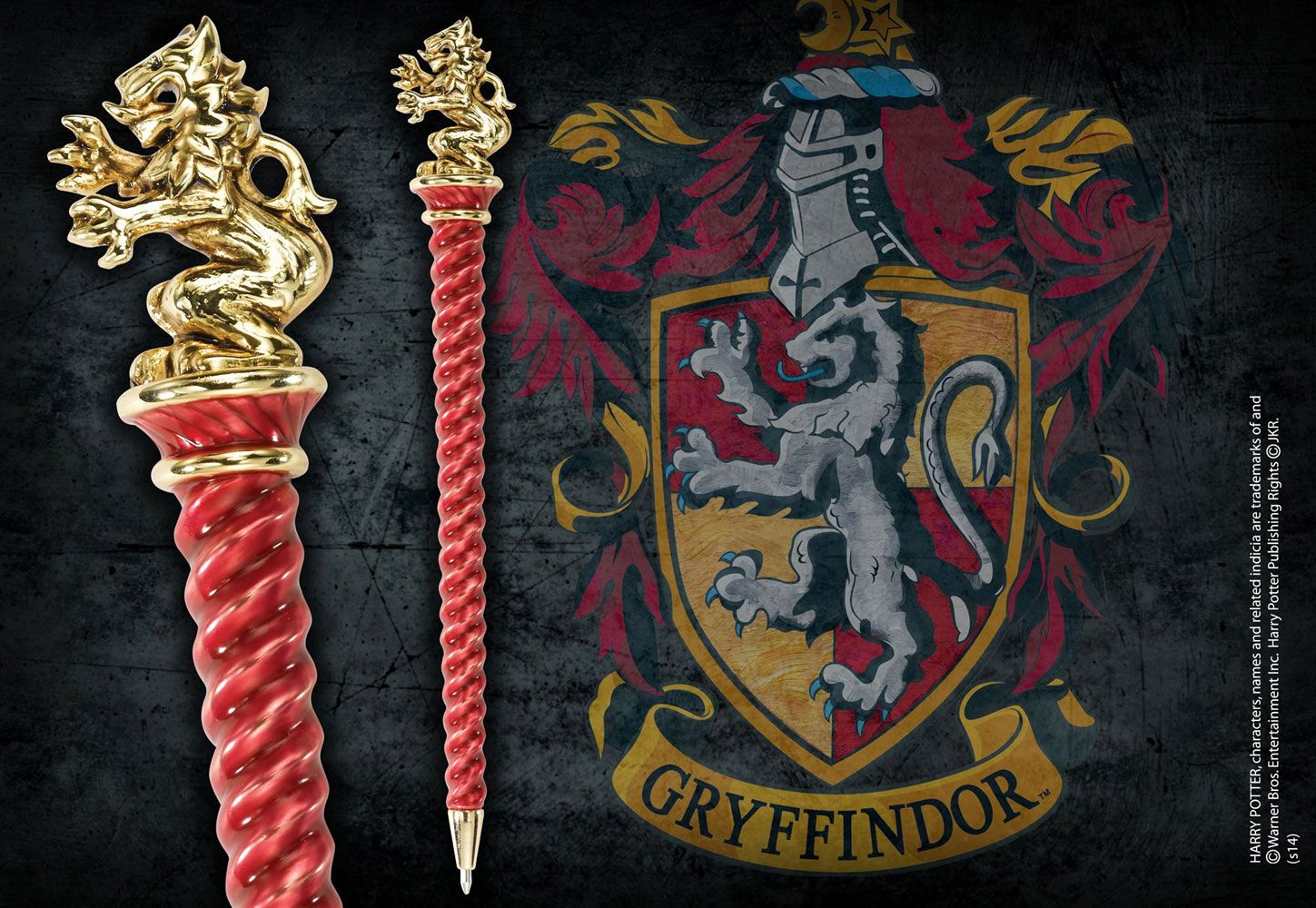 Harry Potter Stift mit Hauswappentier Gryffindor