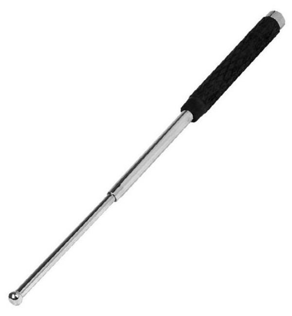 Baton Chrome with Rubber Grip