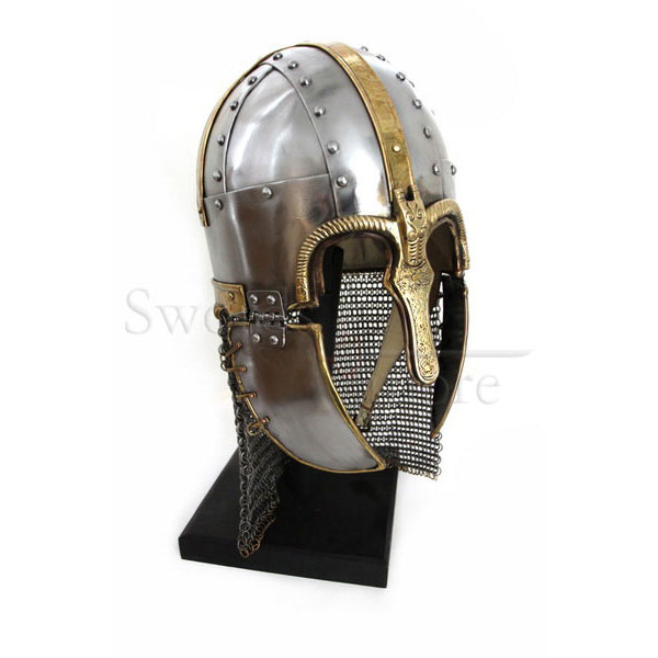 Coppergate Helm (gebogene Brünne) – frühes 7. Jahrhundert, Größe L