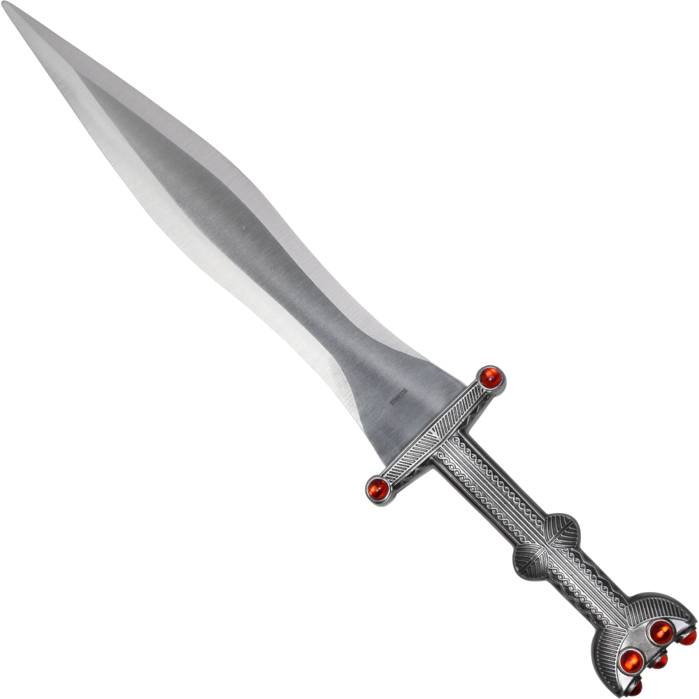 Viking dagger with sheath silver