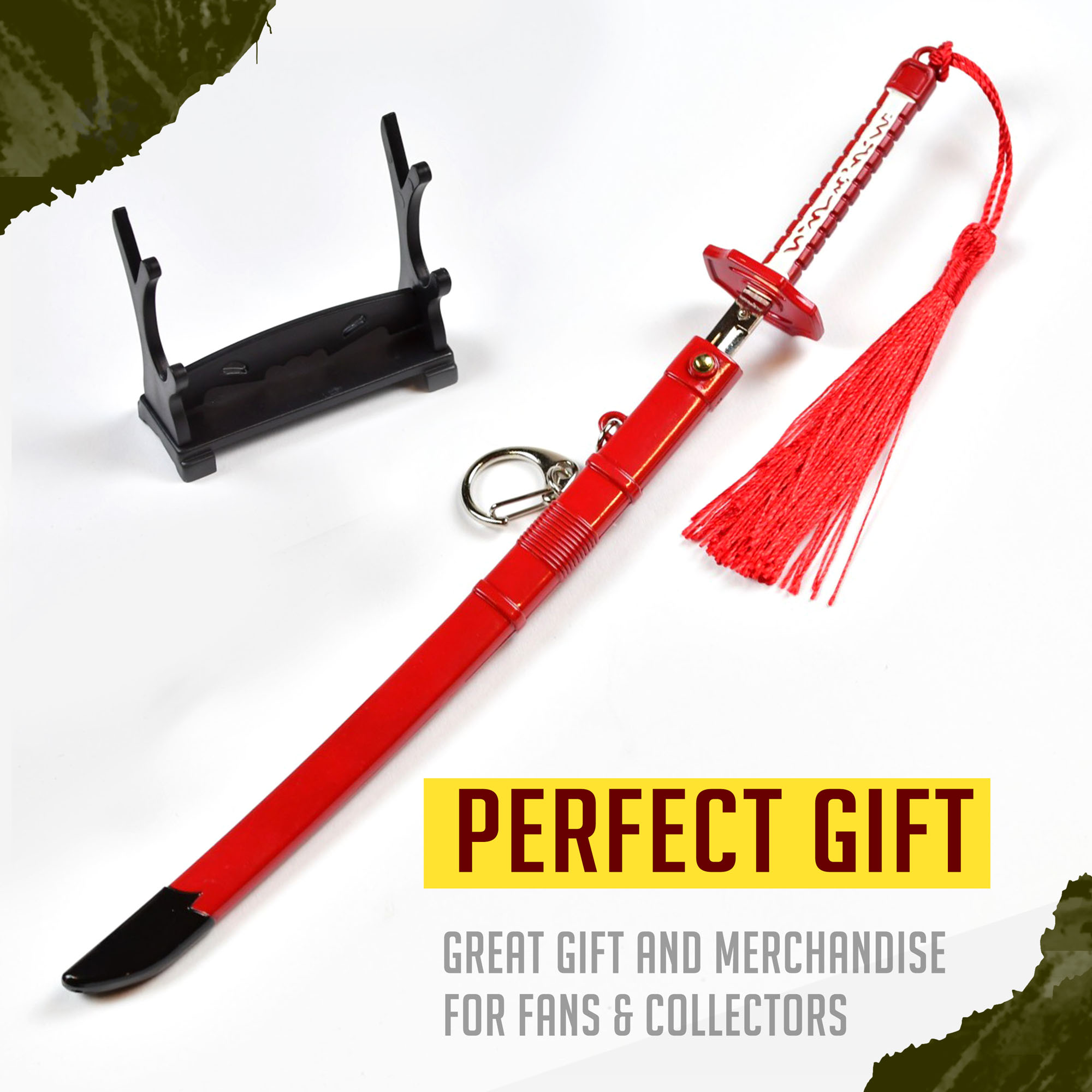 Akame Ga Kill – Akame Murasame Katana, Schwert-Brieföffner mit Scheide und Ständer 