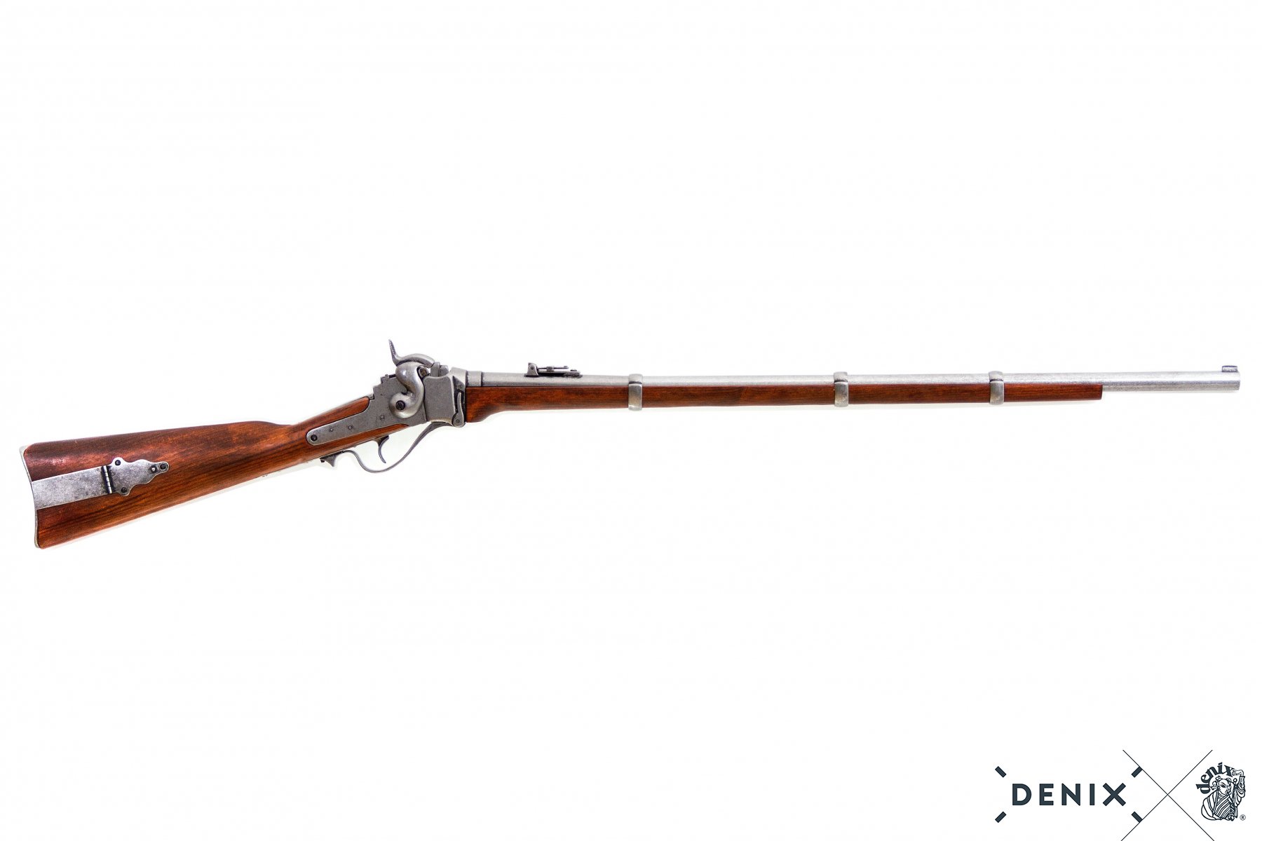 Americ. Sharps carbine, USA 1859, silver