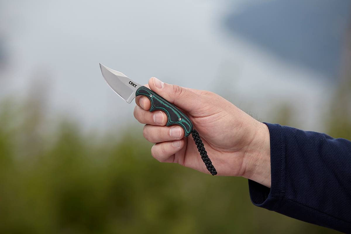 Folts Minimalist Bowiemesser- Micartagriff, rasiermesserscharf