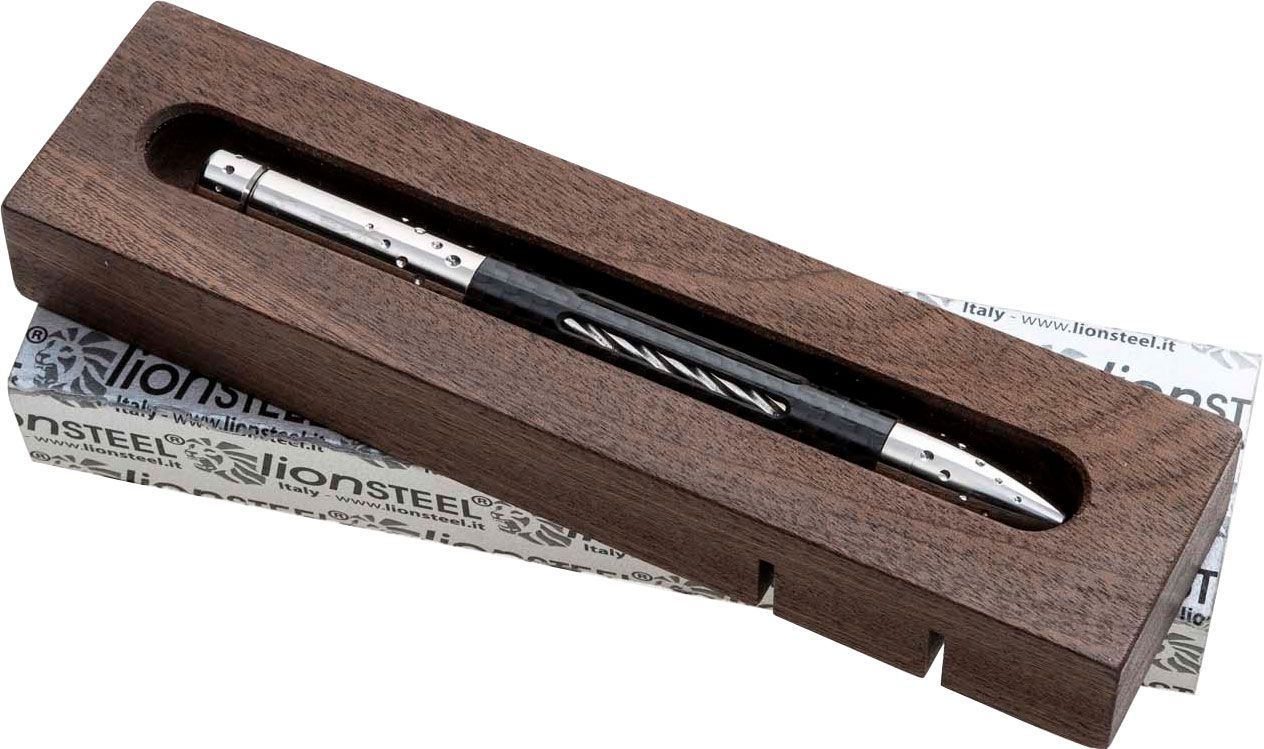 Nyala Stift aus Titan und Kohlefaser, Grauglanz