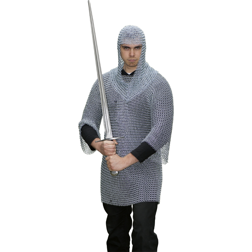 Kettenhemd mit Haube