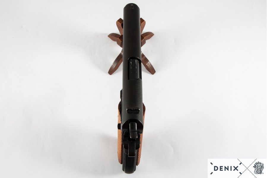 45er S-Colt Government, geriffelt, schwarz, USA 1911