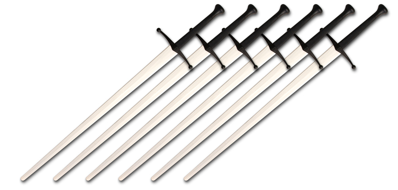 Synthetic Longsword School 6-Pack - White Blade