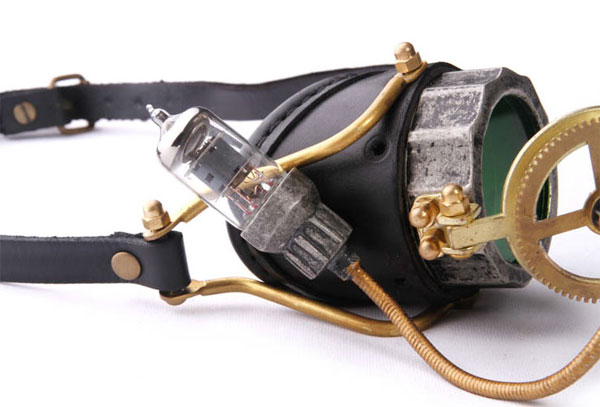 Monocle with LED black