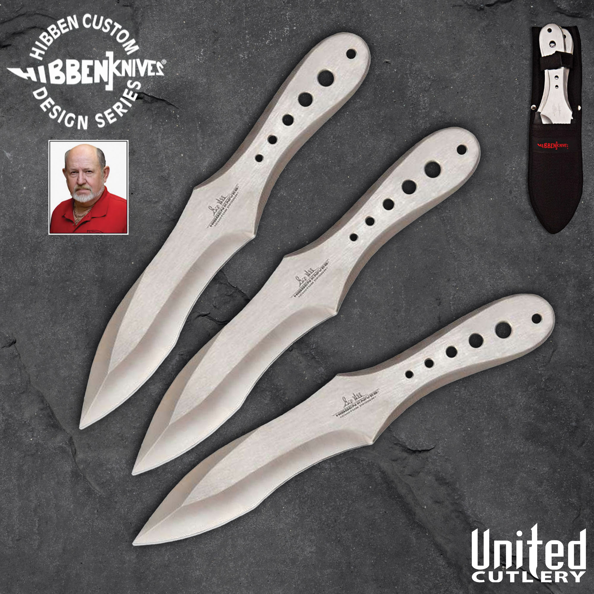 Gil Hibben Genx Pro Thrower Triple Set large