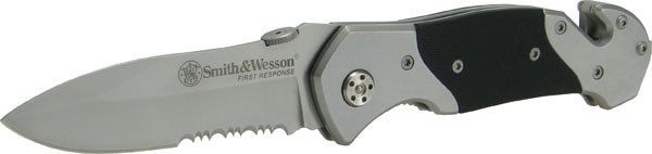 Smith &Wesson First Response Edelstahl (Teilw. Gesägte Klinge)