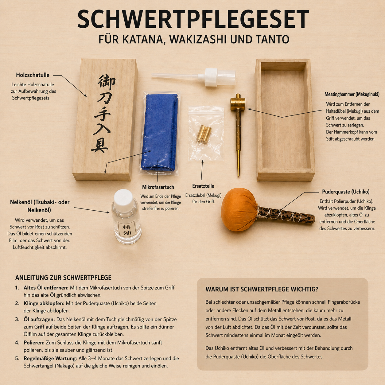 Schwertpflegeset
