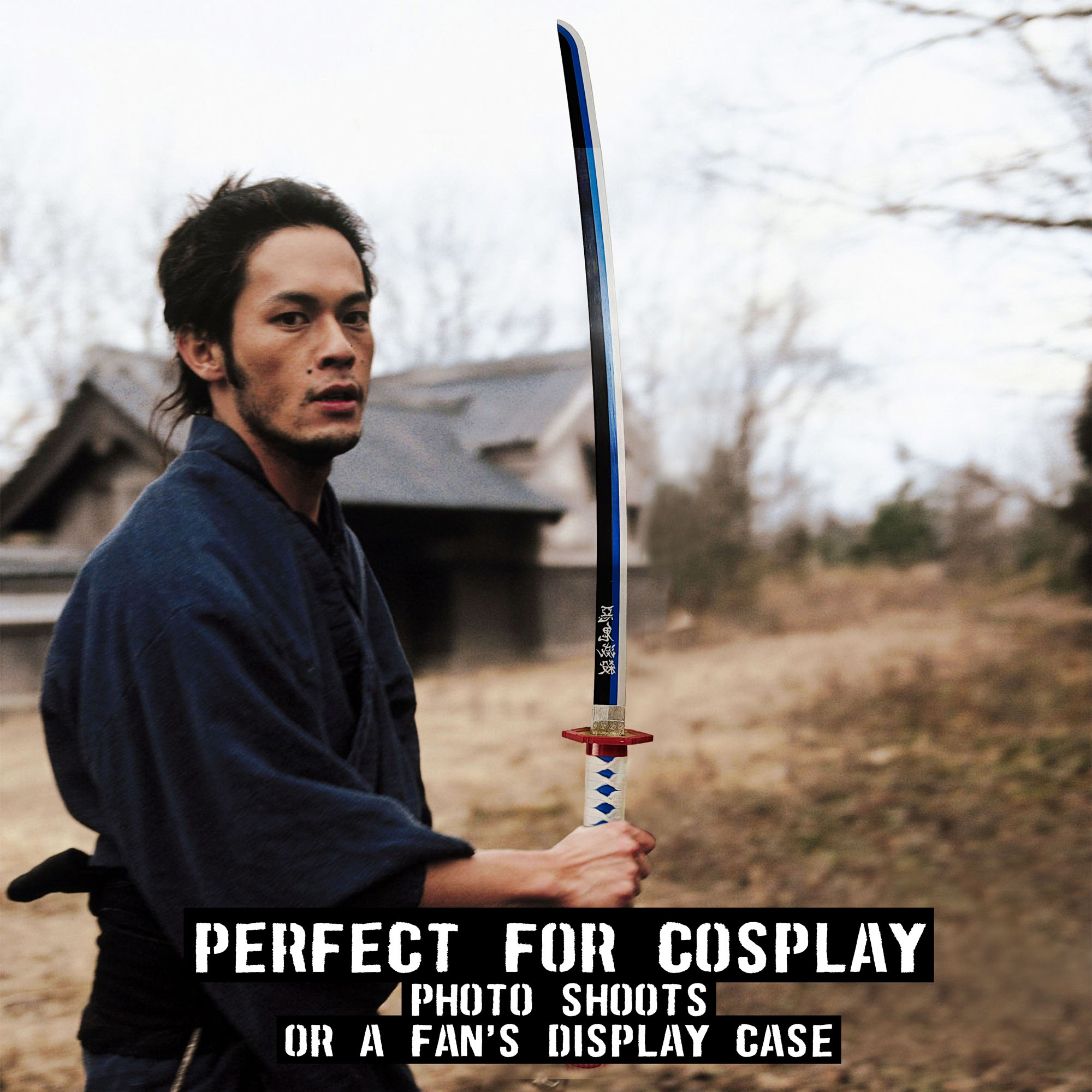 Demon Slayer - Giyuu Tomioka's Schwert aus Holz mit Scheide