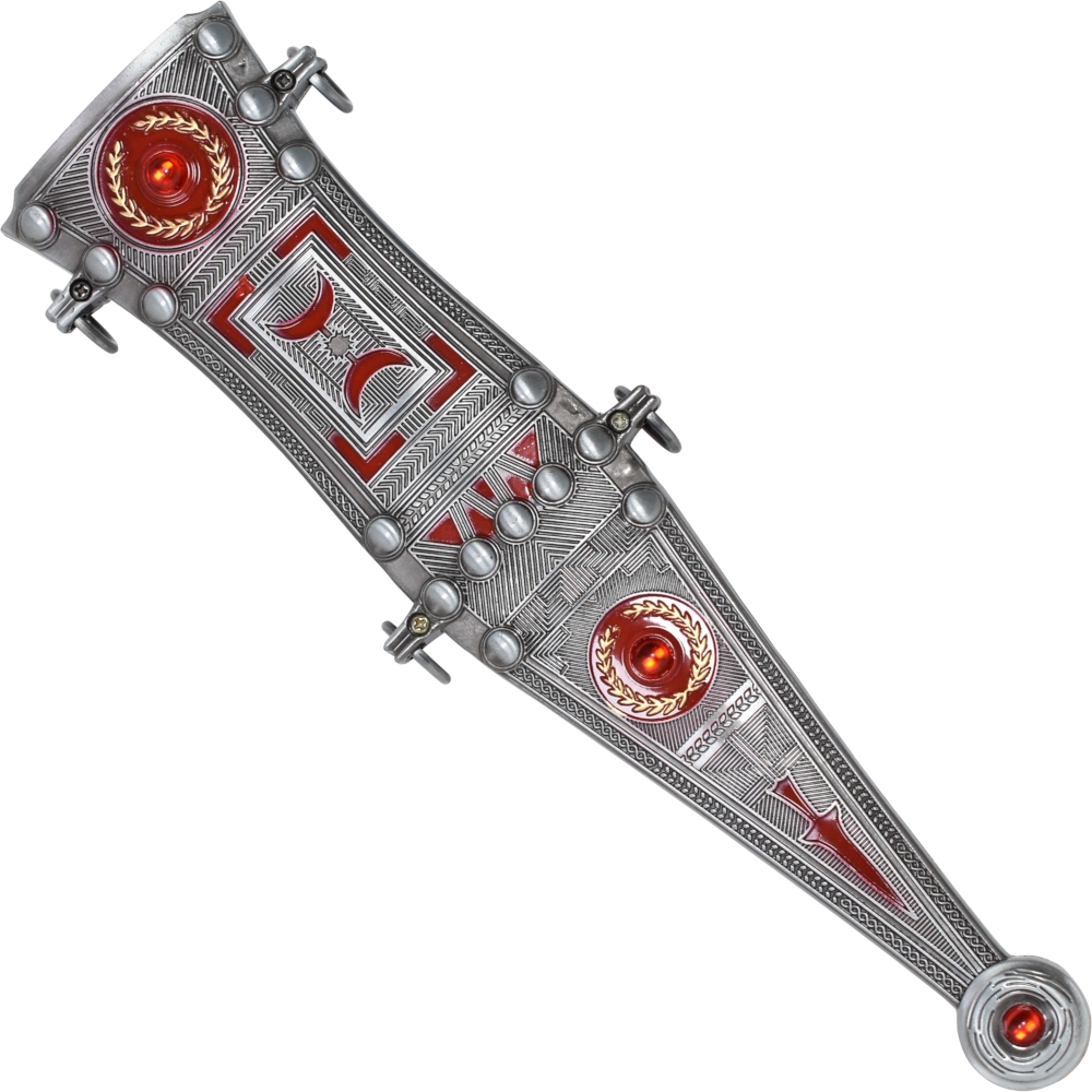 Wikingerdolch mit Scheide silber