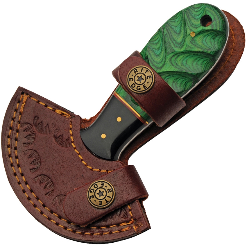 Damast Cutter Green Colorwood