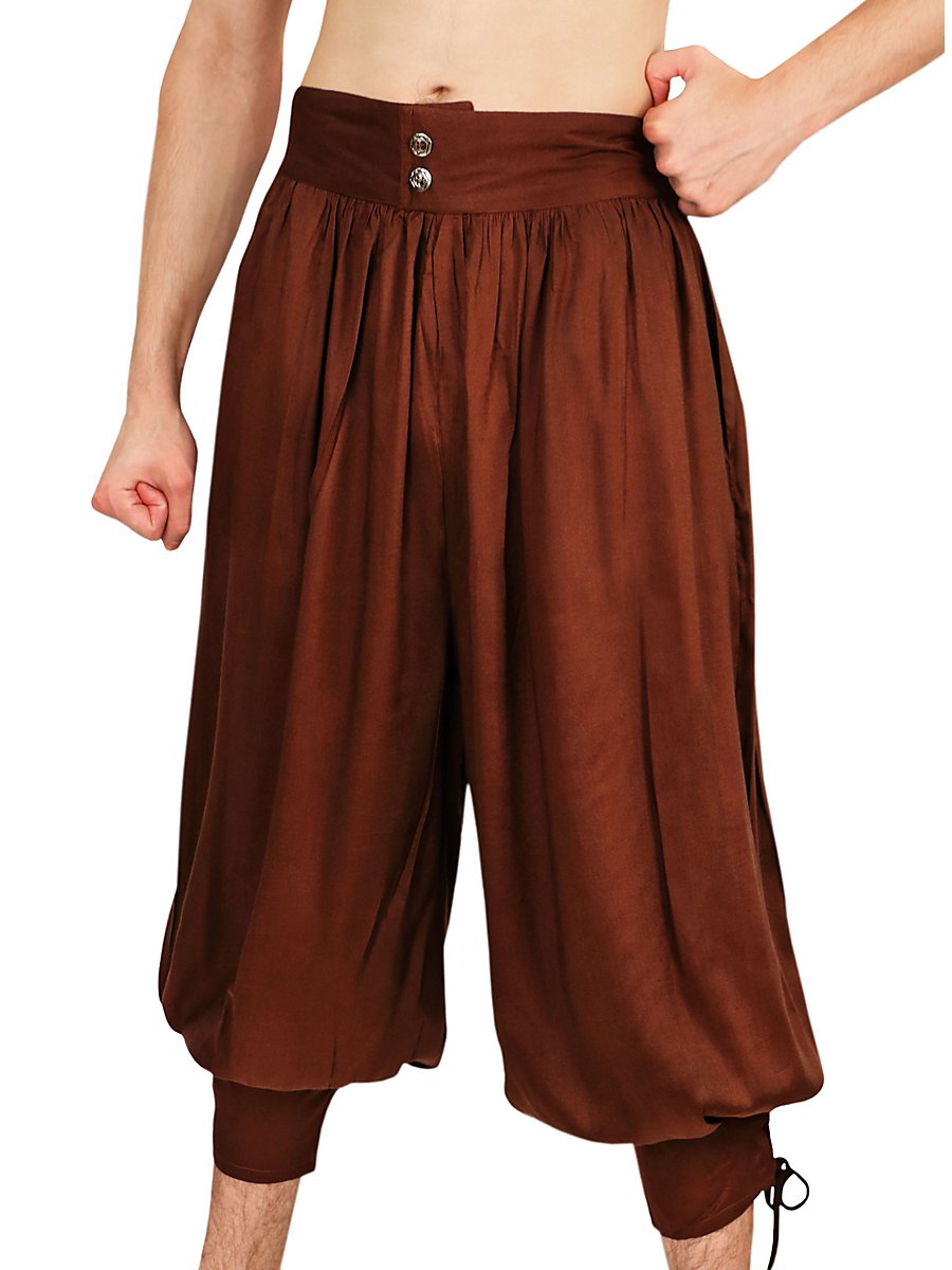 3/4 Harem Pants brown, Size S/M