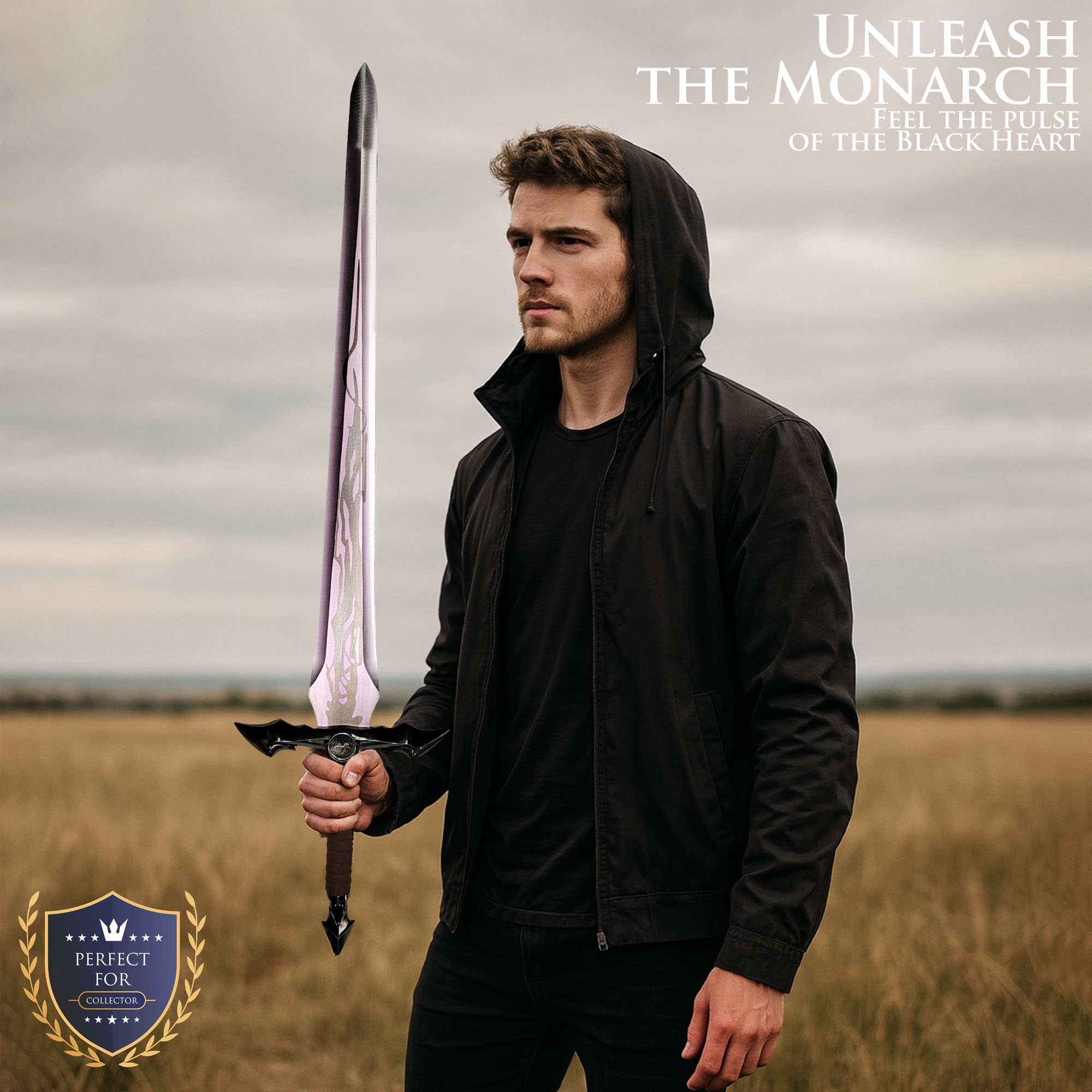 Solo Leveling: Sung Jinwoo's "Black Heart" Demon King Longsword