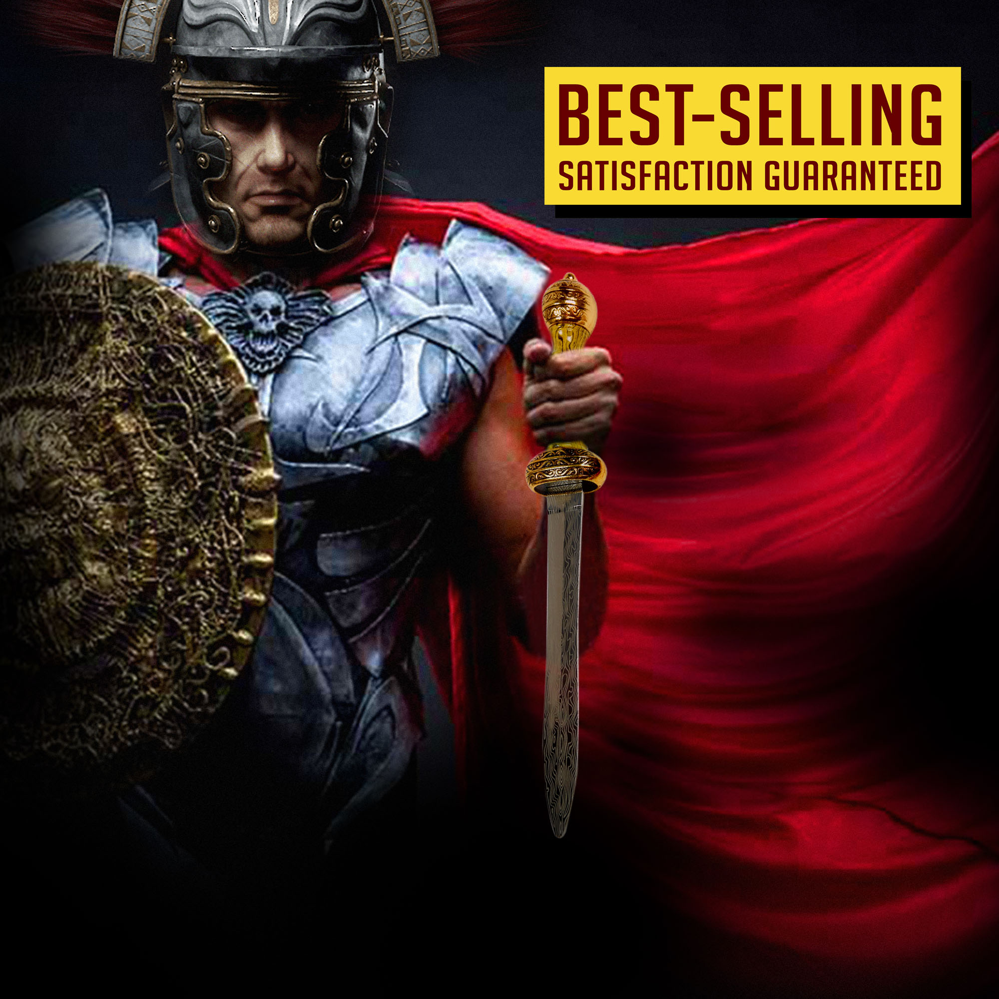 Roman Gladius - Miniaturschwert, Goldversion