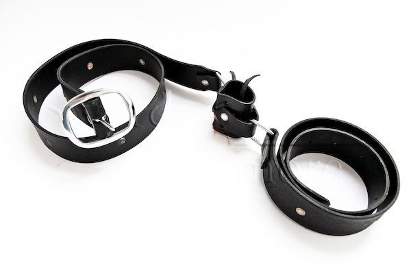 Mittelalterlicher Gürtel, klein, schwarz