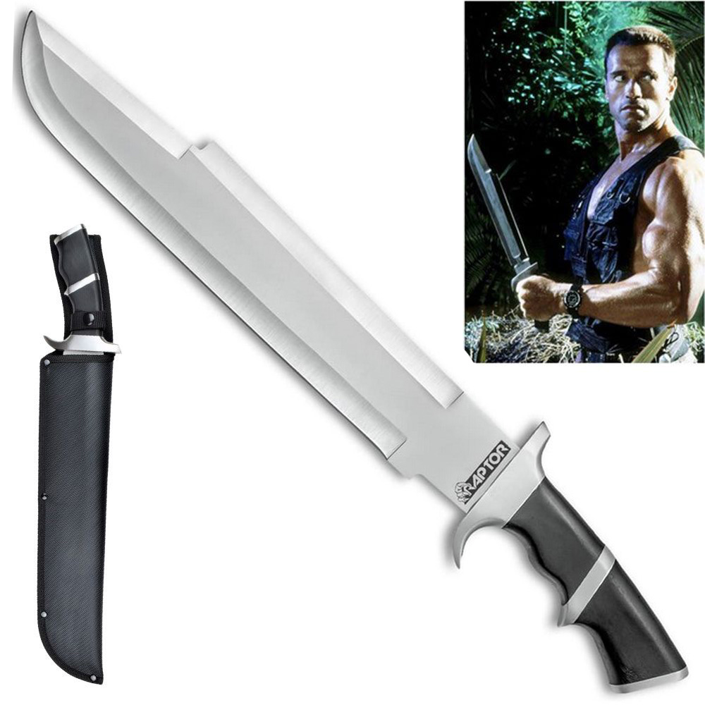 Predator Raptor Machete mit Scheide