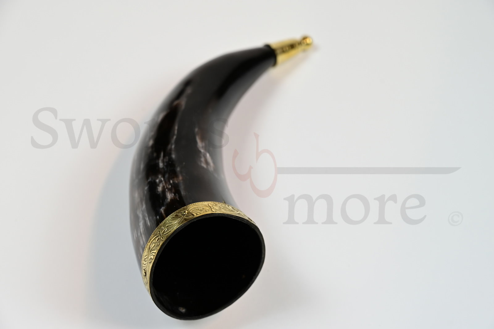 Wikingerhorn mit Schultergurt aus Leder