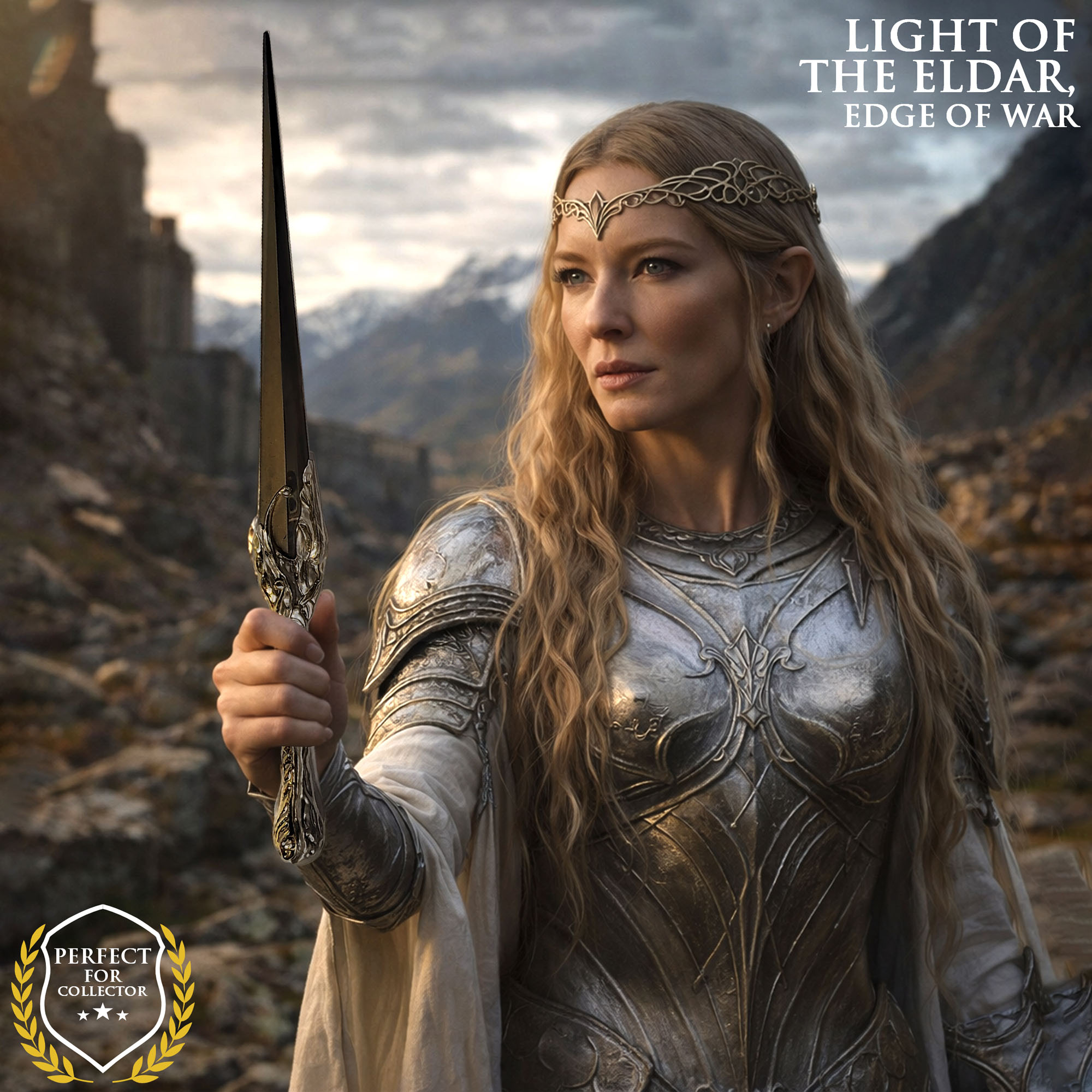 Galadriel's Dagger – The Rings of Power Replica with Scabbard