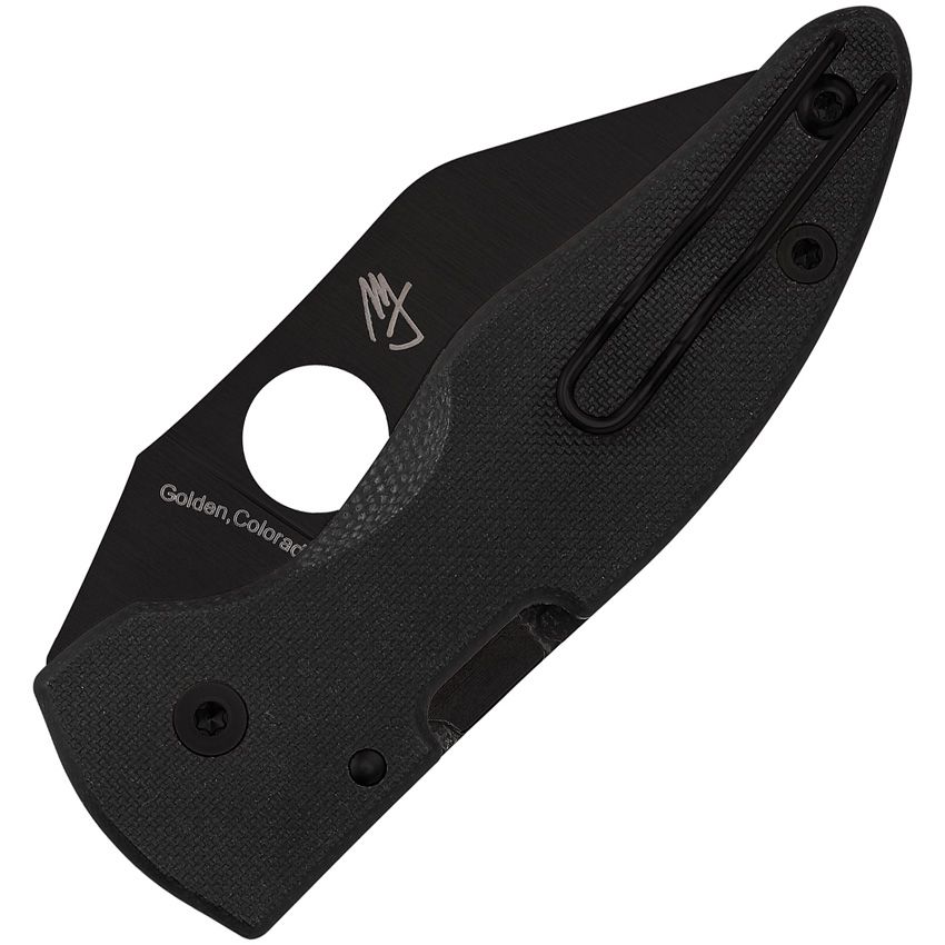 MicroJimbo G10, Schwarze Glatte Klinge