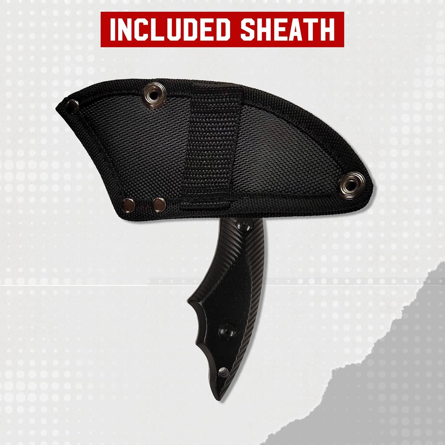 Zwei Mini Camping Äxte Bundle (Silberne + Schwarze Klinge)