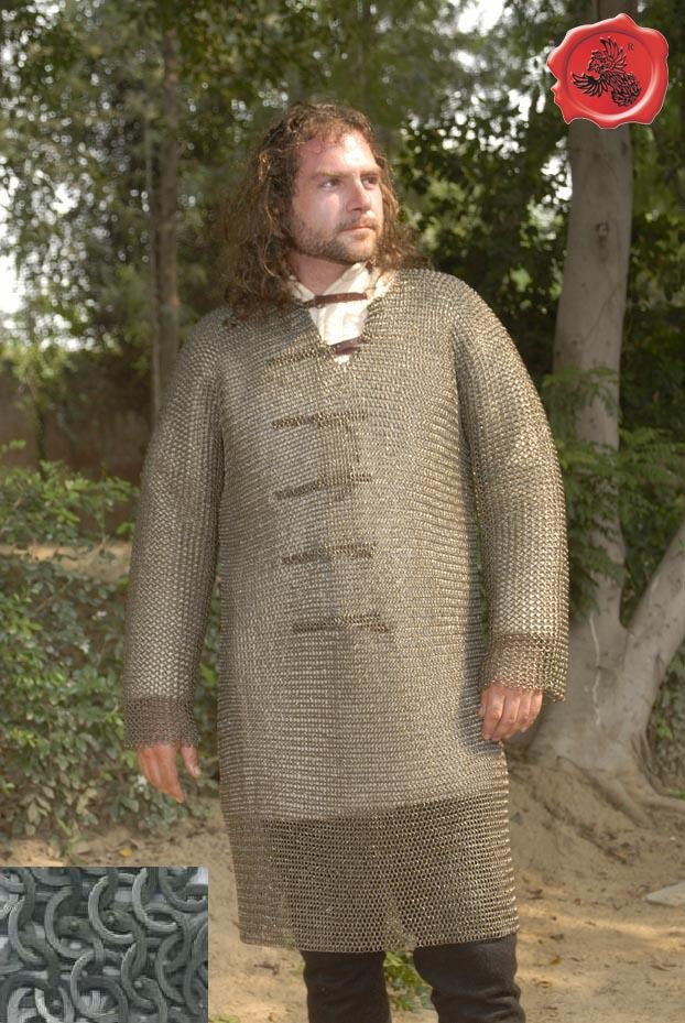 Hauberk- Full Sleeves Chainmail Shirt