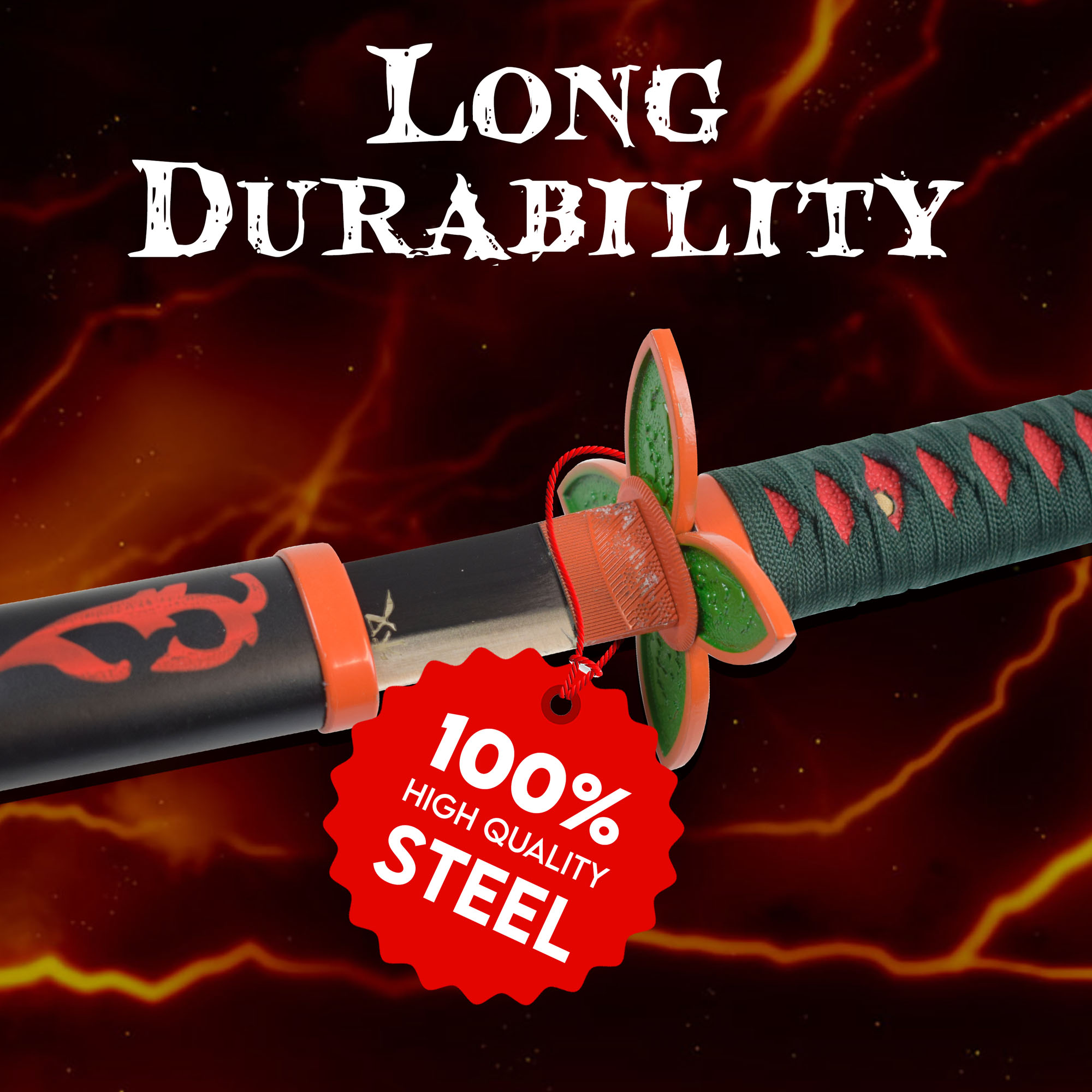 Demon Slayer: Kimetsu no Yaiba - Kochou Shinobu Schwert, handgeschmiedet - Original Edition