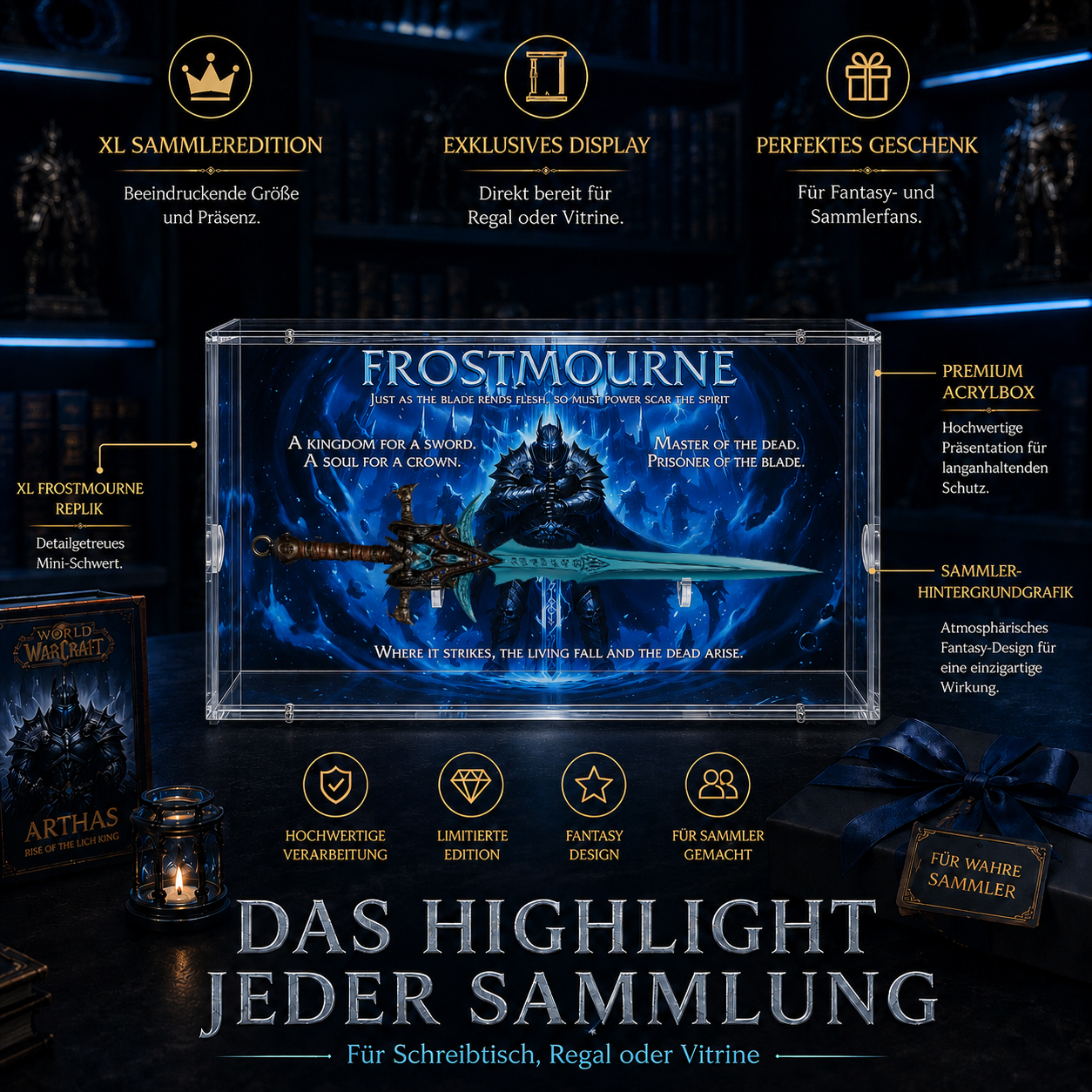 Warcraft - Frostmourne XL Sammlerbox – Exklusive Premium Edition 