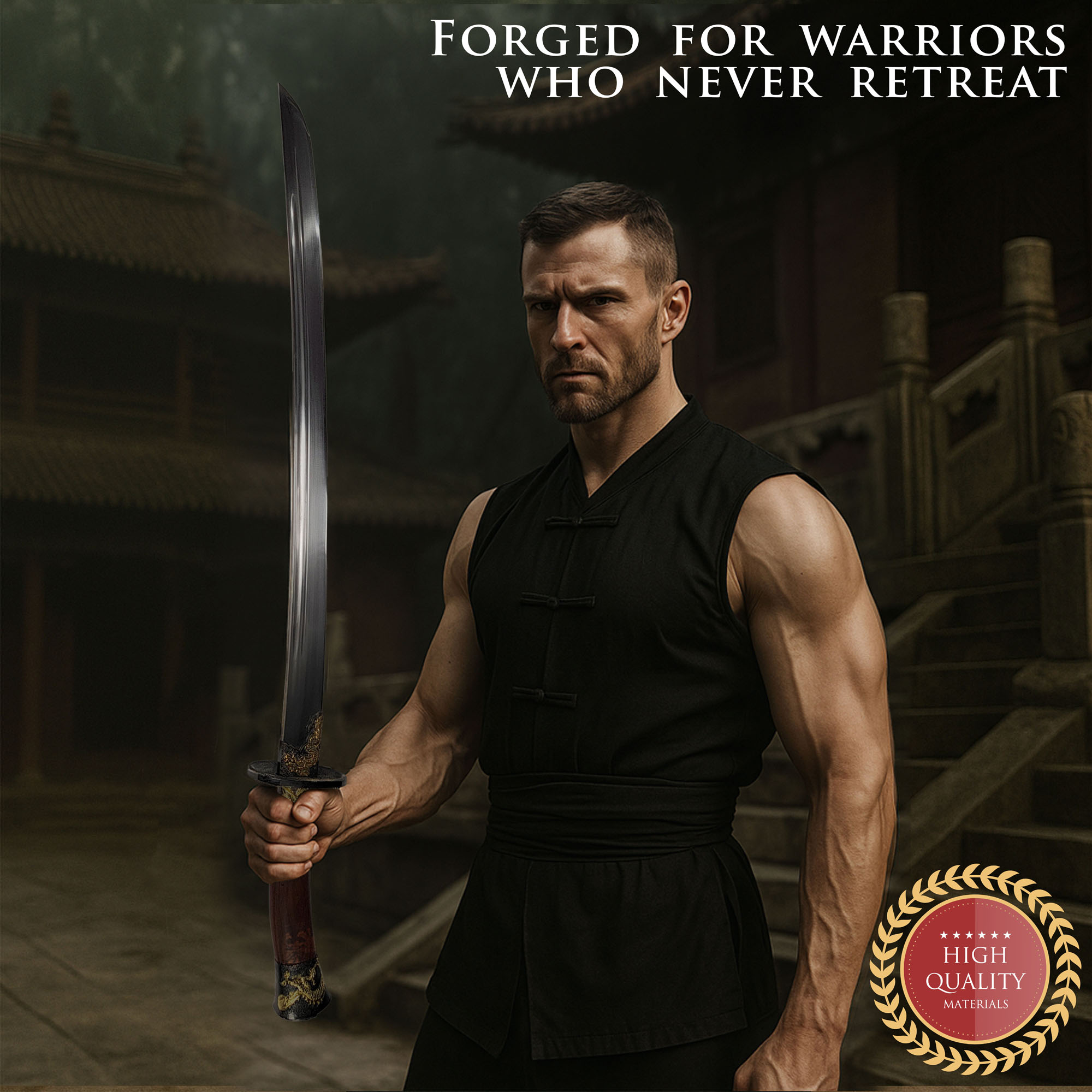 Handforged Kung Fu Saber – Elegance and Precision for Martial Artists and Collectors