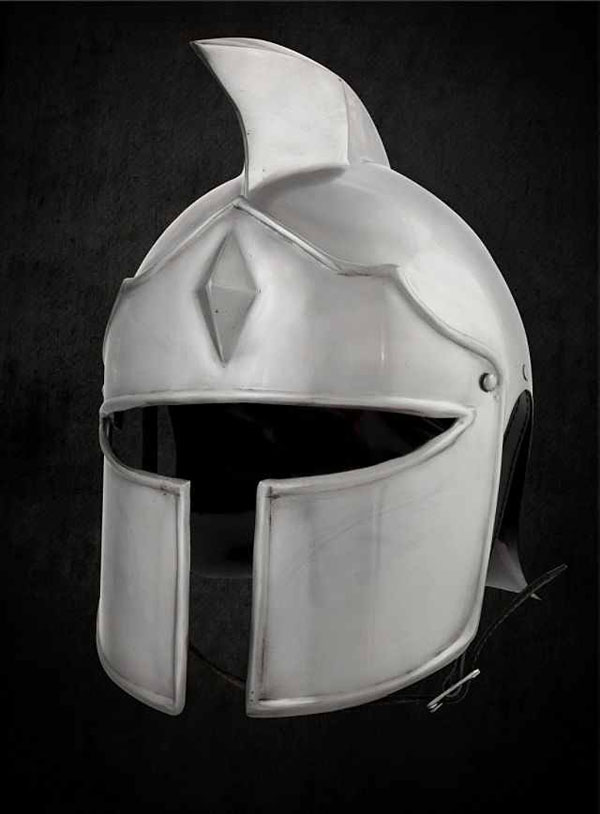 Futuristic Steel Helmet